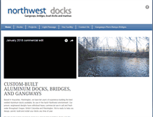 Tablet Screenshot of northwestdocks.com